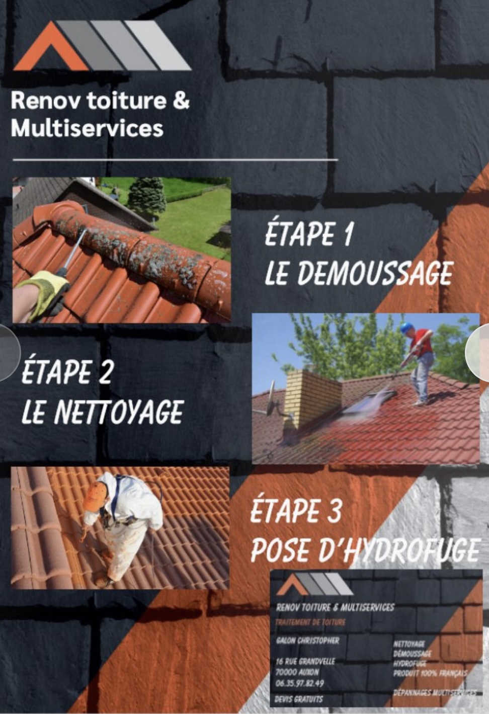 Réalisation : reprise de zinguerie et pose de gouttière sur maison